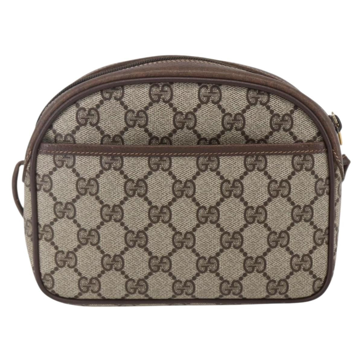 Gucci Micro GG supreme shoulder bag GG canvas, BEIGE, CANVAS, Shoulder bag