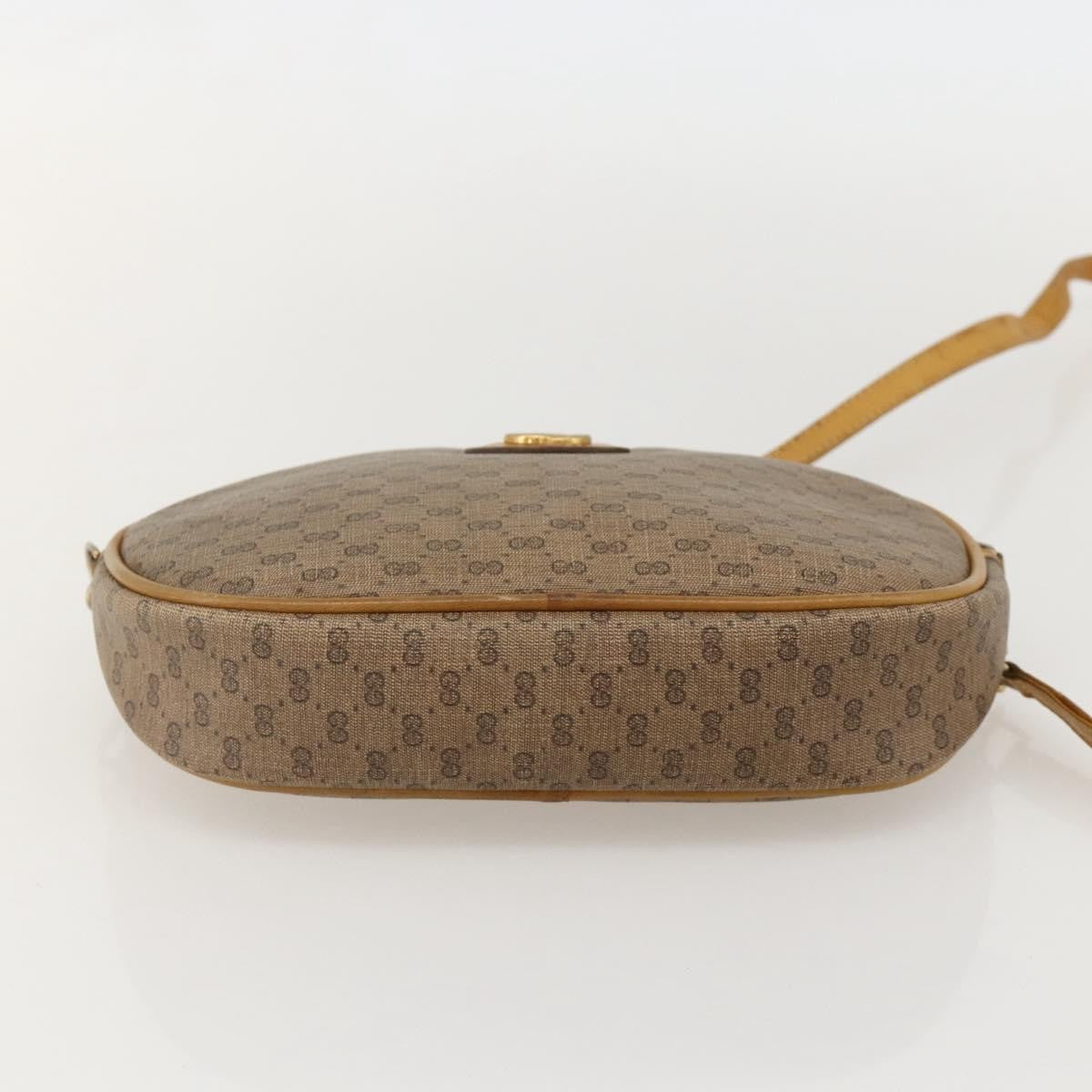 Gucci Micro GG supreme shoulder bag GG canvas, Beige, PVC, Shoulder Bag