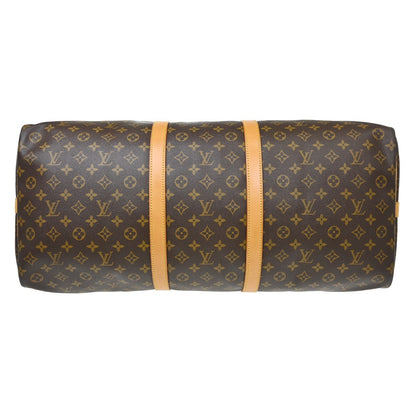 Louis Vuitton Keepall Bandouliere Bag Monogram Canvas, Brown, Canvas, Travel Bag