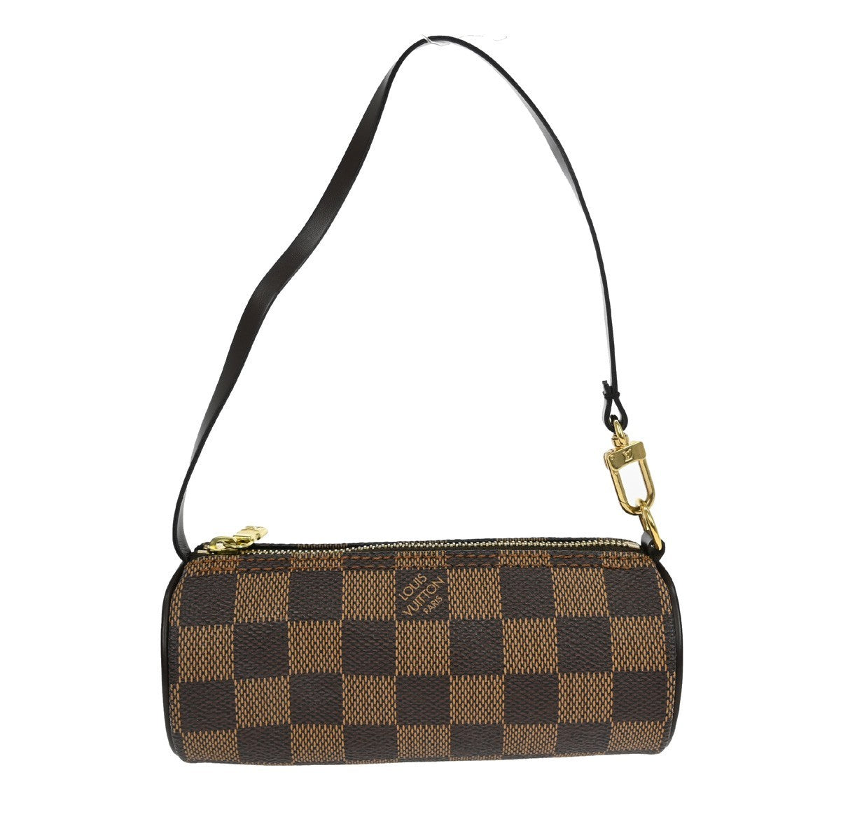 Louis Vuitton Papillon Pochette Damier, BROWN, CANVAS, Clutche & pouche