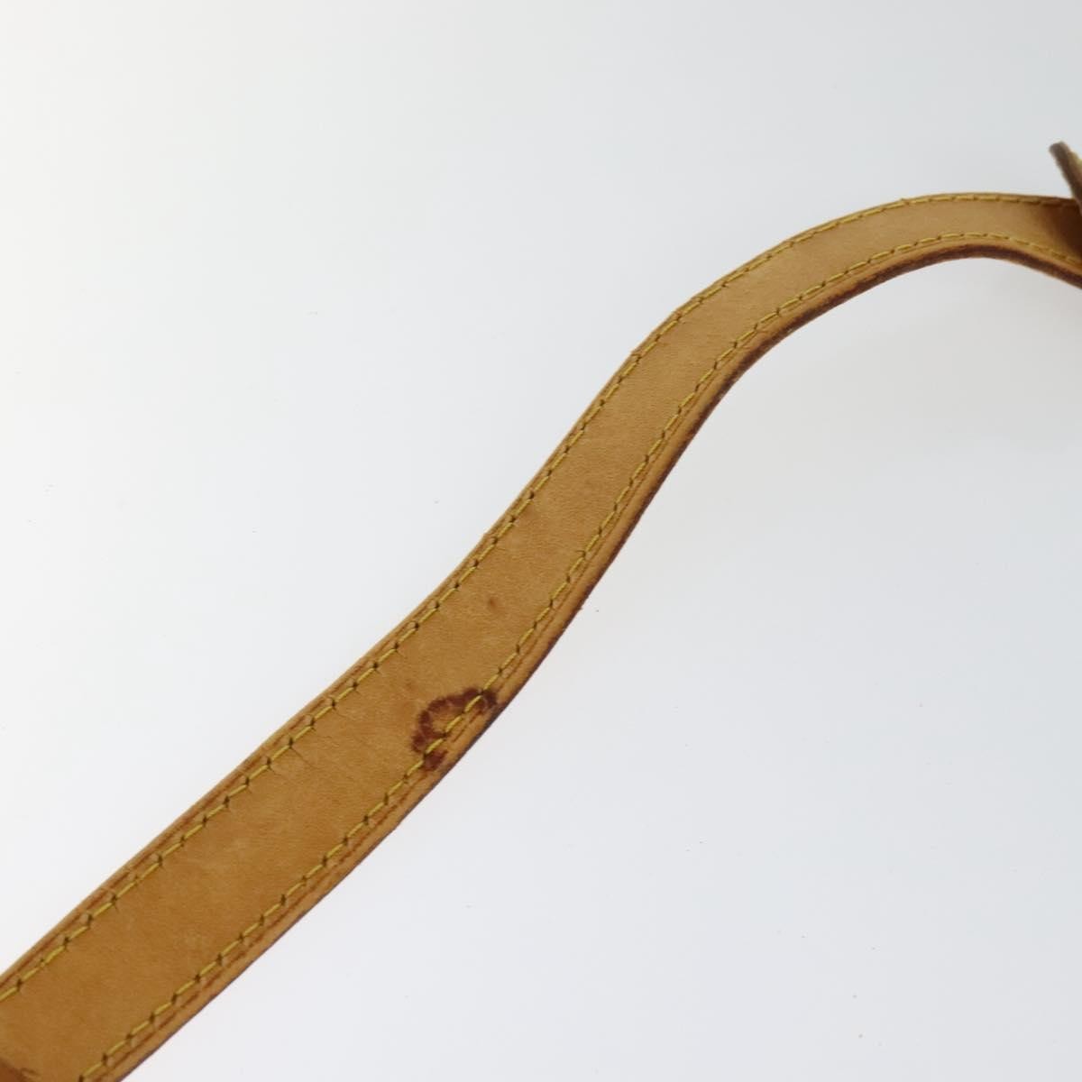 Louis Vuitton Adjustable Shoulder Strap Vachetta Leather, BEIGE, LEATHER, Straps
