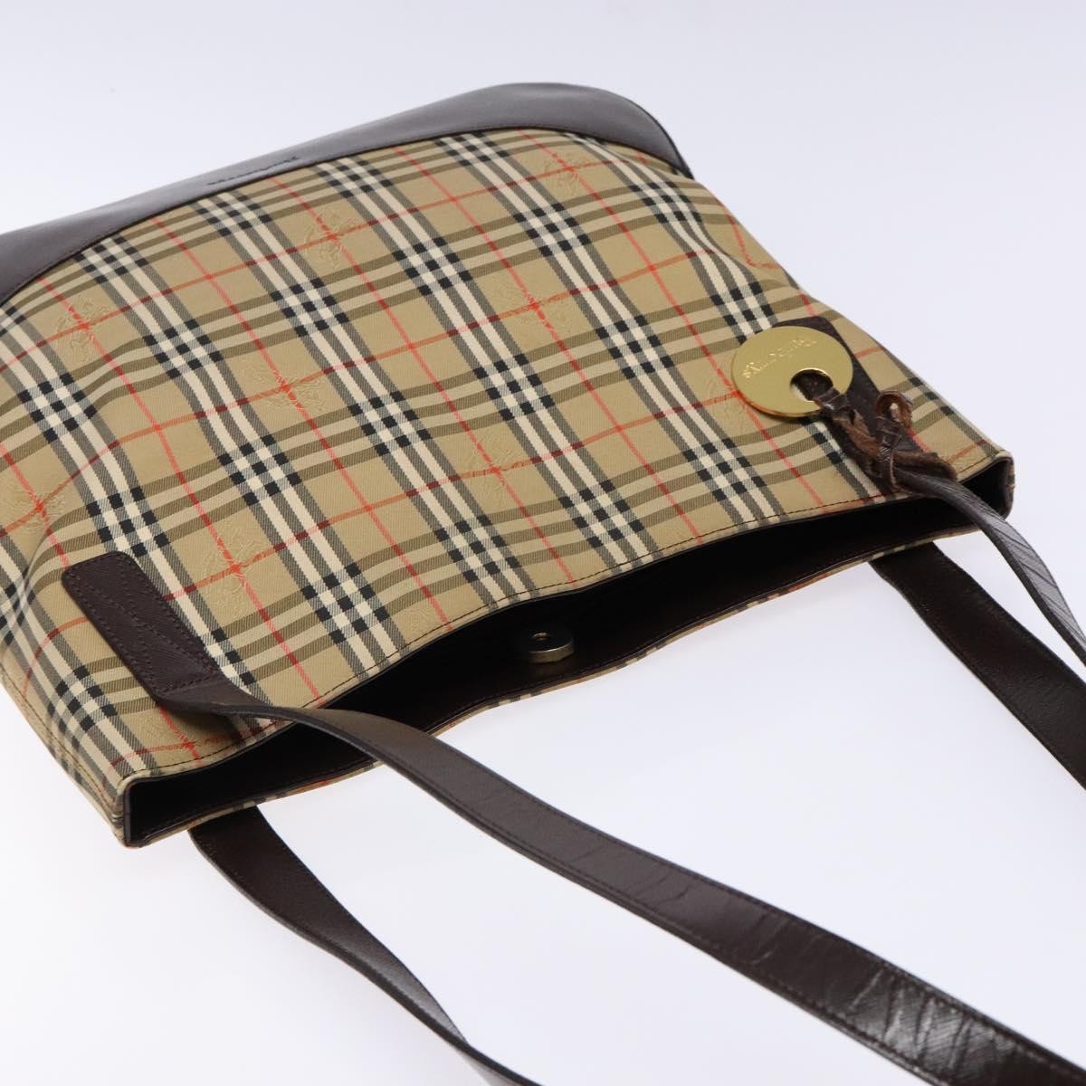 Burberry Nova Check Tote canvas check pattern, BEIGE, CANVAS, Tote bag