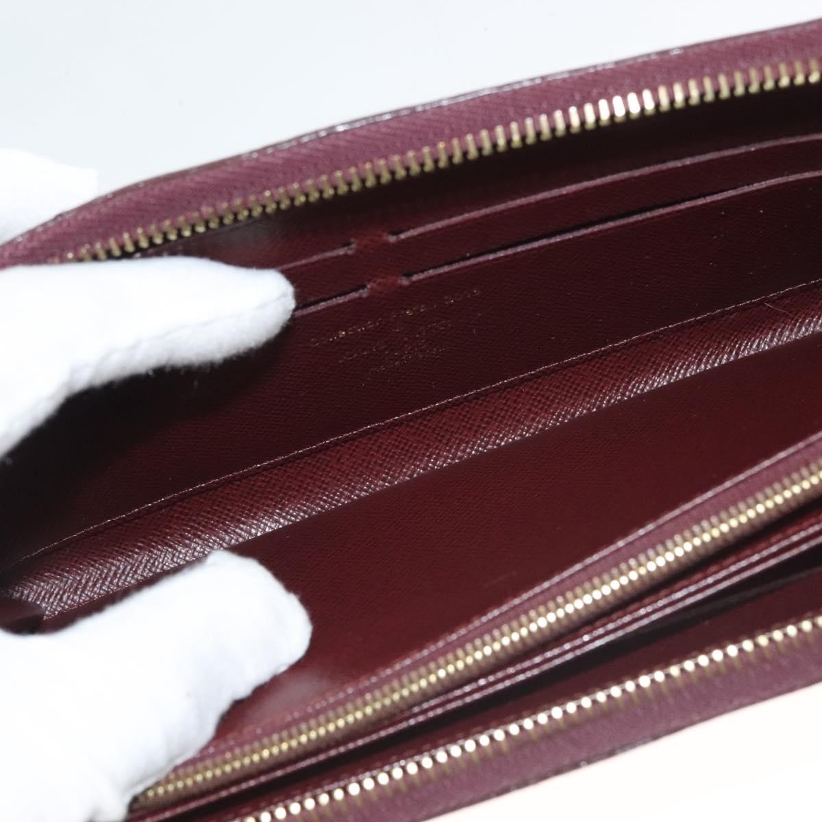 Louis Vuitton Zippy Wallet NM Damier, RED, CANVAS, Wallets