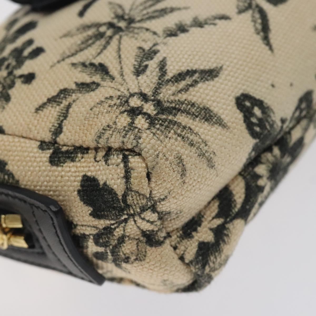 Gucci GG Marmont Pouch Coated Canvas, BEIGE, CANVAS, Clutche & pouche