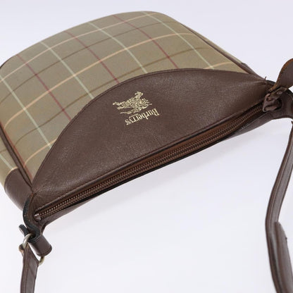 Burberry Nova check Shoulder bag Canvas, BEIGE, CANVAS, Shoulder bag