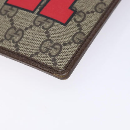 Gucci GG Marmont Pouch Coated Canvas, BEIGE, PVC, Clutche & pouche