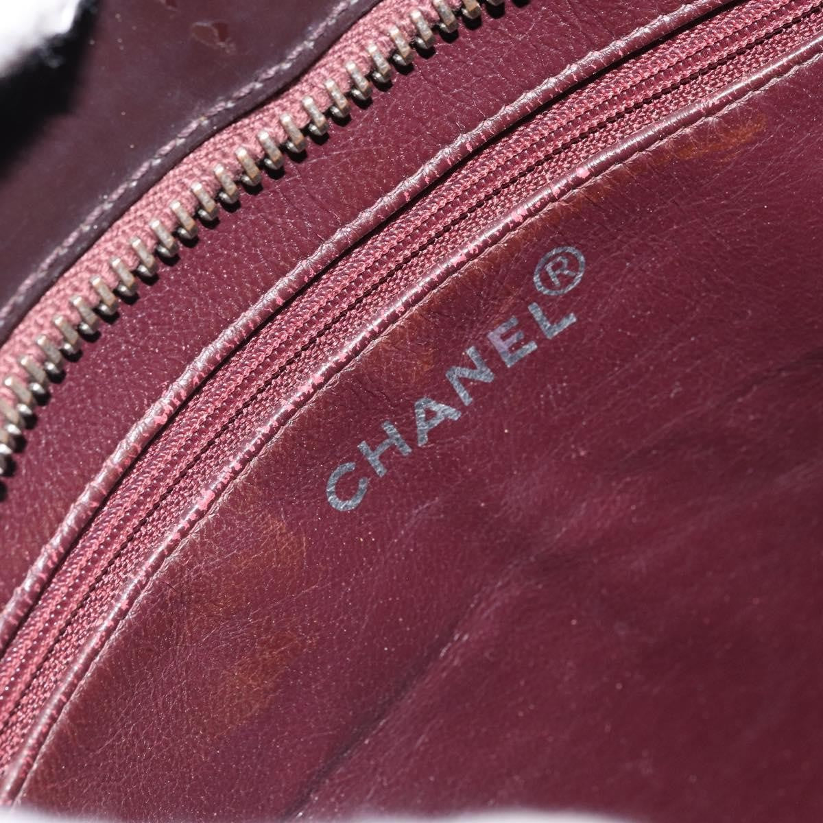 Chanel Vintage Tote Patent leather, BROWN, PATENT_LEATHER, Tote bag