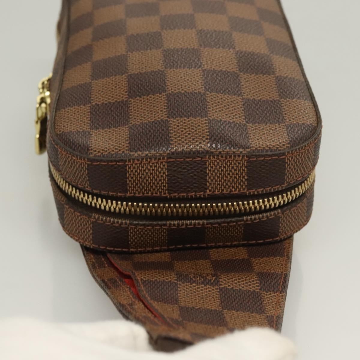 Louis Vuitton Geronimos Waist Bag Damier, BROWN, CANVAS, Shoulder bag