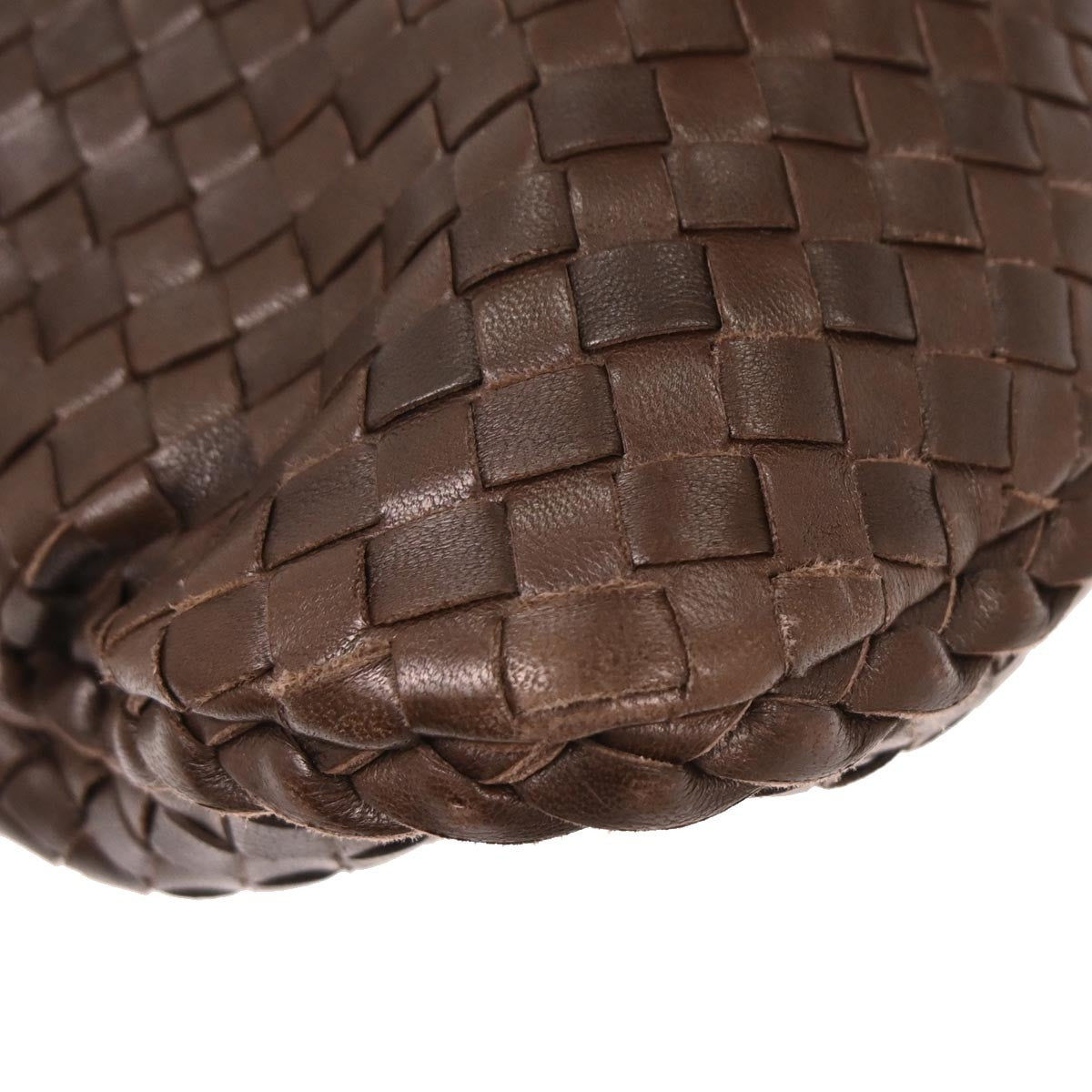 Bottega Veneta Hop Hobo Intrecciato Leather, BROWN, LEATHER, Handbag