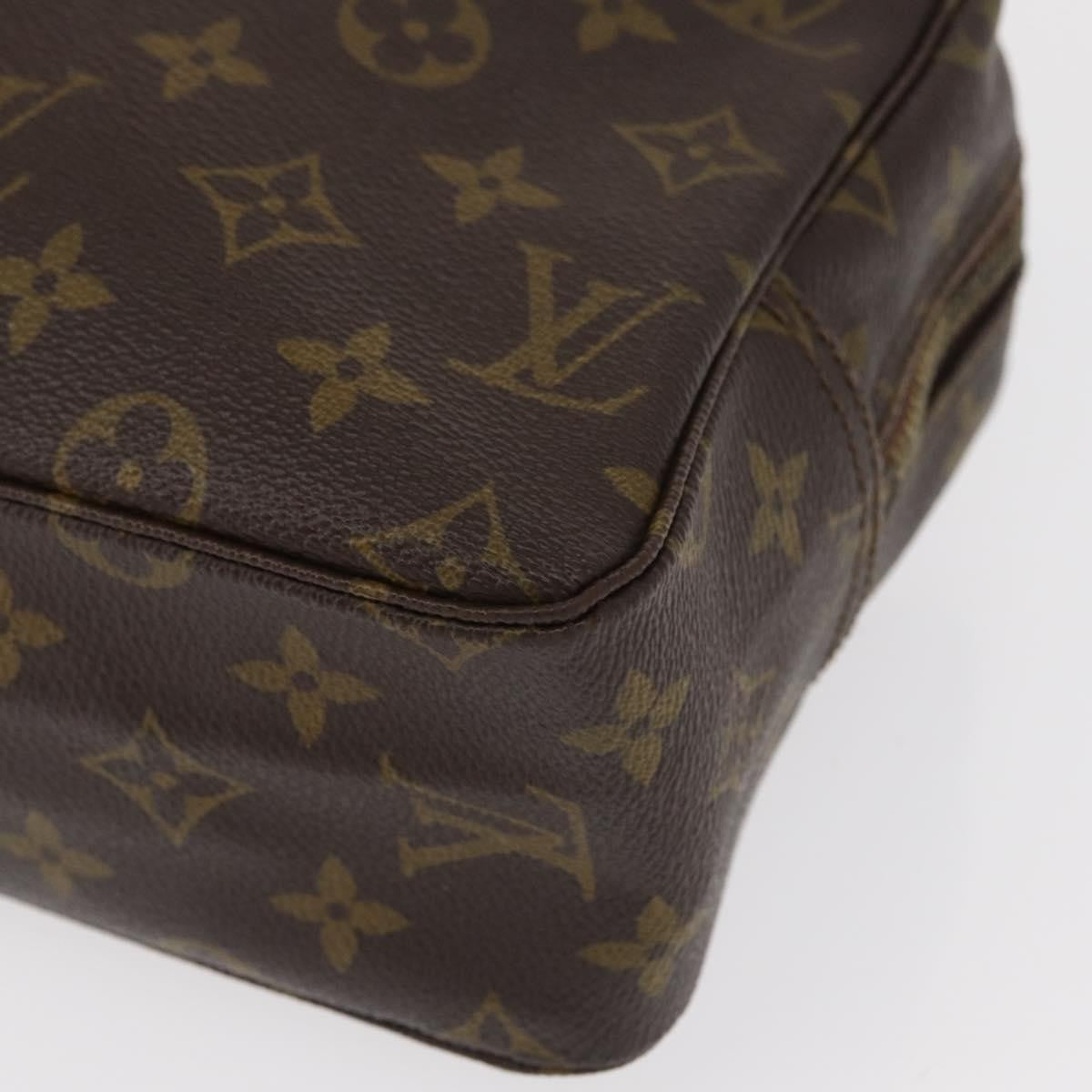 Louis Vuitton Trousse Toilette Monogram Canvas, BROWN, CANVAS, Clutche & pouche