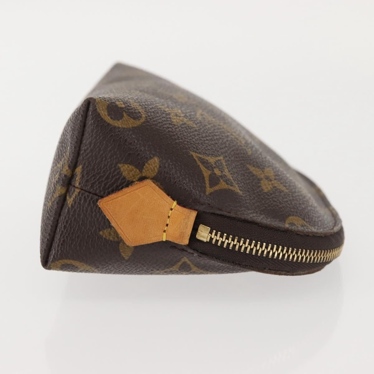 Louis Vuitton Cosmetic Pouch Monogram Canvas, BROWN, CANVAS, Clutche & pouche
