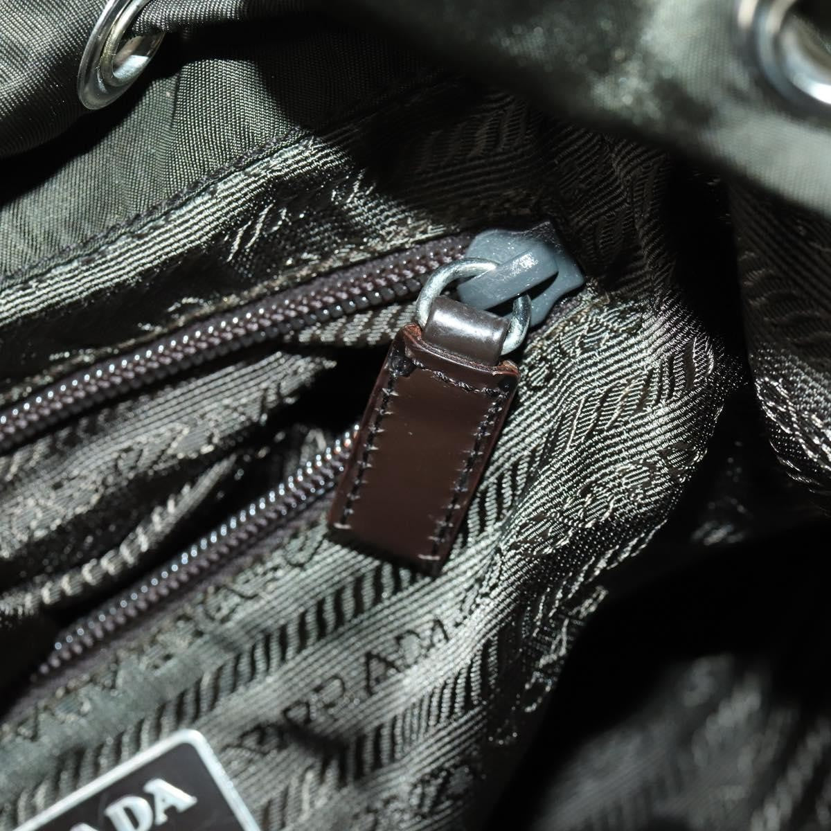 Prada Double Front Pocket Backpack Tessuto, KHAKI, NYLON, Backpack