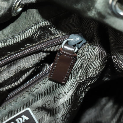 Prada Double Front Pocket Backpack Tessuto, KHAKI, NYLON, Backpack
