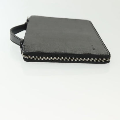 Celine Travel Organizer Leather, BLACK, LEATHER, Clutche & pouche