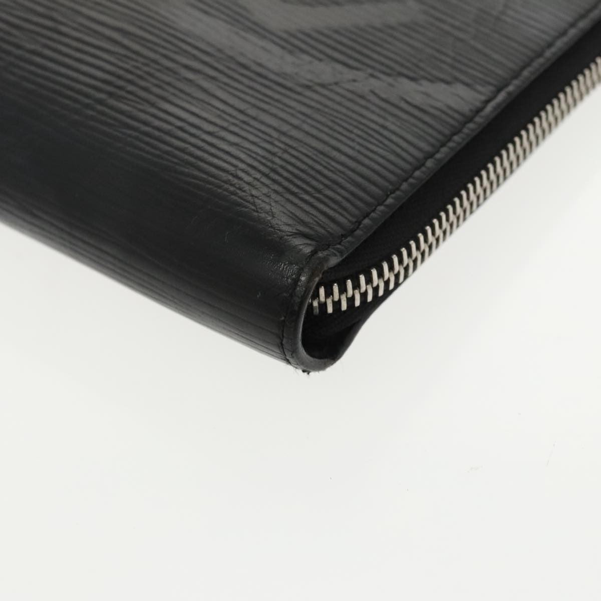 Louis Vuitton Pochette Jour Initials Epi Leather, BLACK, LEATHER, Clutche & pouche