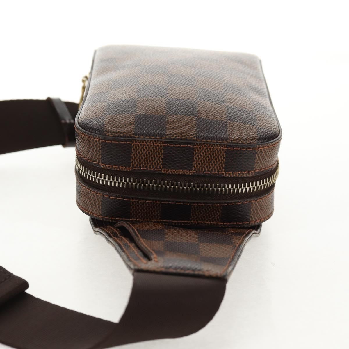 Louis Vuitton Geronimos Waist Bag Damier, BROWN, CANVAS, Travel bag