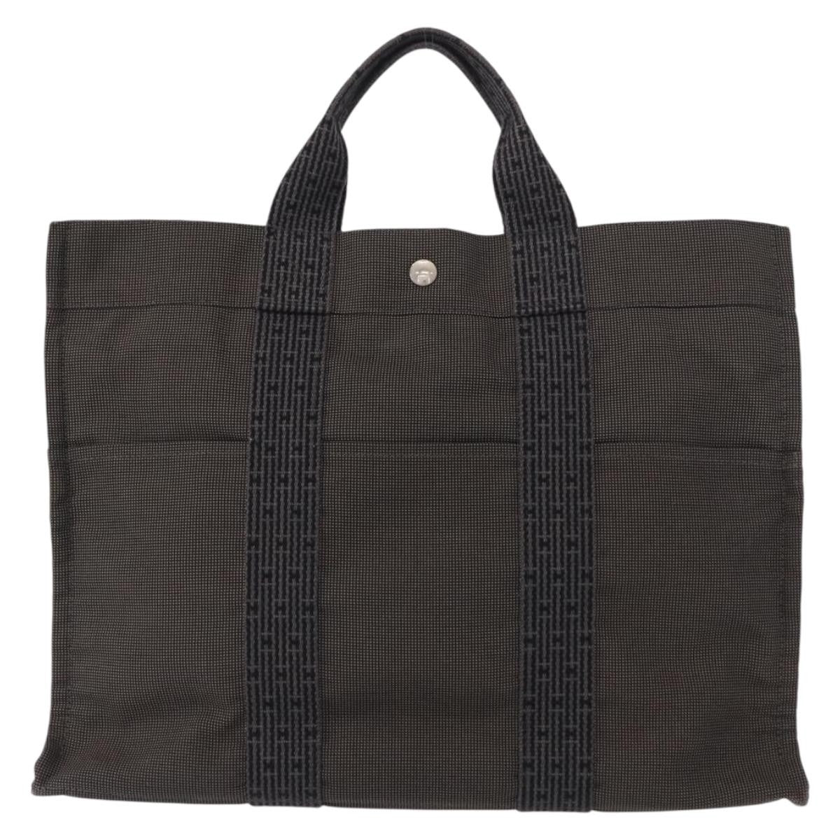 Hermes Fourre-tout Herline Fourre-tout Herline, GRAY, CANVAS, Tote bag