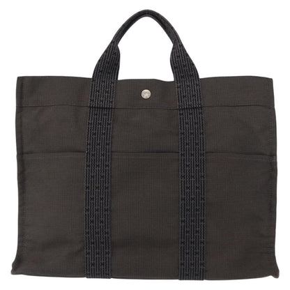Hermes Fourre-tout Herline Fourre-tout Herline, GRAY, CANVAS, Tote bag