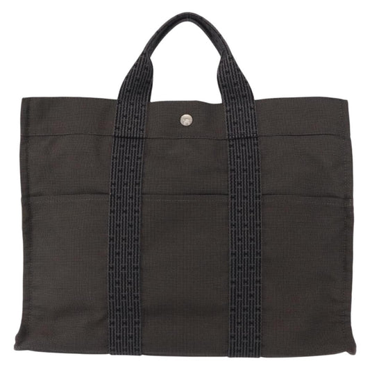 Hermes Fourre-tout Herline Fourre-tout Herline, GRAY, CANVAS, Tote bag