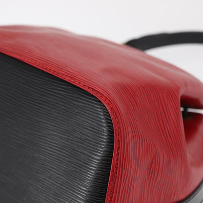 Louis Vuitton Bicolor Petit Noe Handbag Epi Leather, RED, LEATHER, Shoulder bag