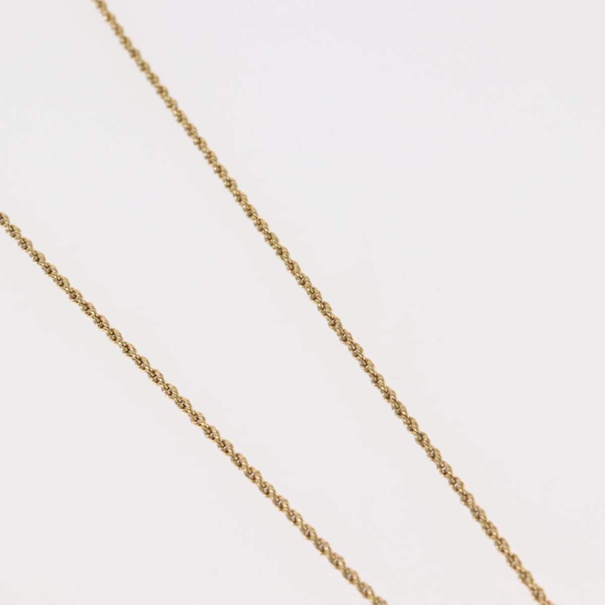 Christian Dior CD Pendant Necklace Metal, GOLD, METAL, Necklace