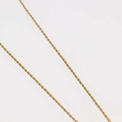 Christian Dior CD Pendant Necklace Metal, GOLD, METAL, Necklace