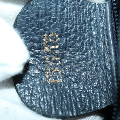 Gucci Vintage Bamboo Backpack Suede, NAVY, SUEDE, Backpack