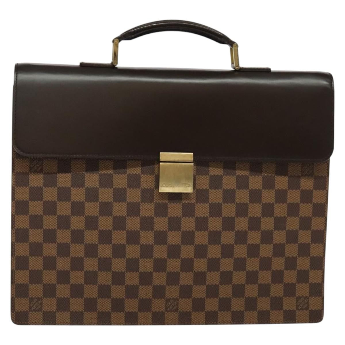 Louis Vuitton Altona Bag Damier, BROWN, CANVAS, Briefcase