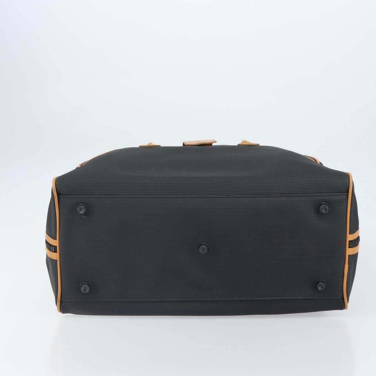 Saint Laurent Vintage Boston PVC Leather, BLACK, CANVAS, Travel bag