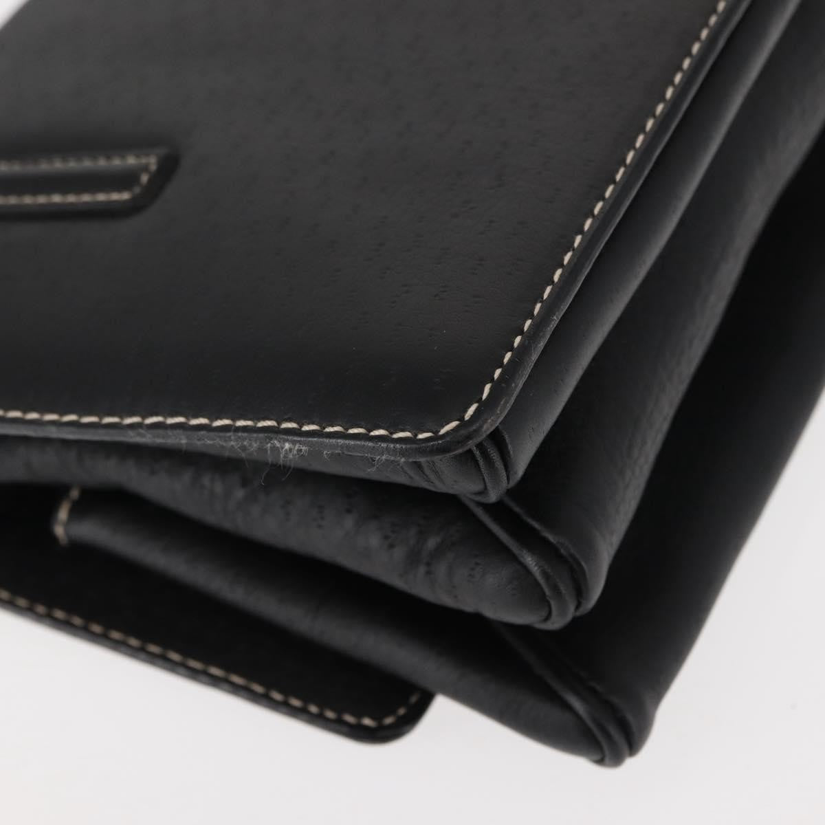 Salvatore Ferragamo Flap Shoulder Bag Leather, BLACK, LEATHER, Shoulder bag