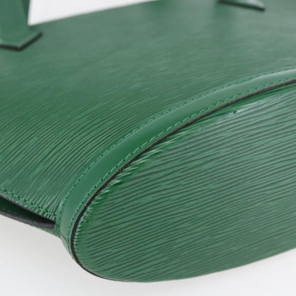Louis Vuitton Saint Jacques Handbag Epi Leather, GREEN, LEATHER, Shoulder bag