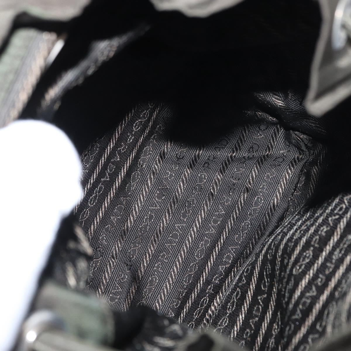 Prada Front Pocket Backpack Tessuto, Khaki, Nylon, Backpack