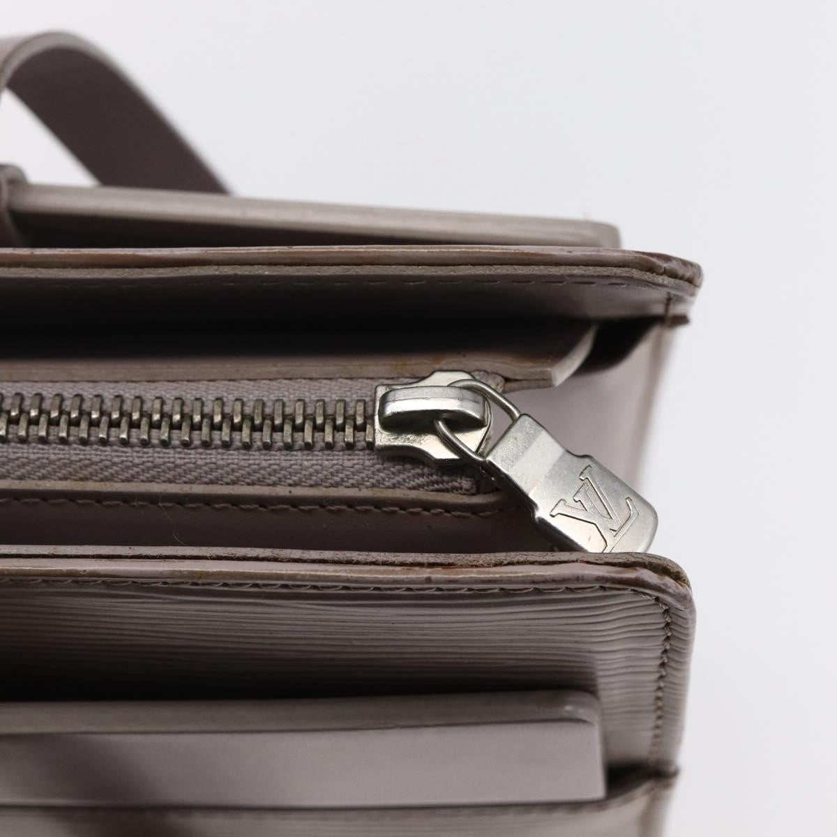 Louis Vuitton Croisette Handbag Epi Leather, PURPLE, LEATHER, Tote bag