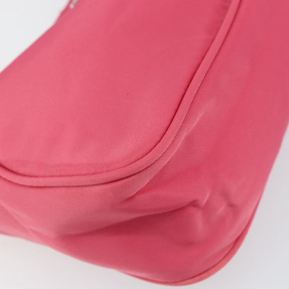 Prada Pochette Shoulder Bag Tessuto, PINK, NYLON, Clutche & pouche