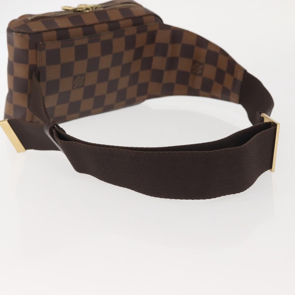 Louis Vuitton Geronimos Waist Bag Damier, BROWN, CANVAS, Shoulder bag