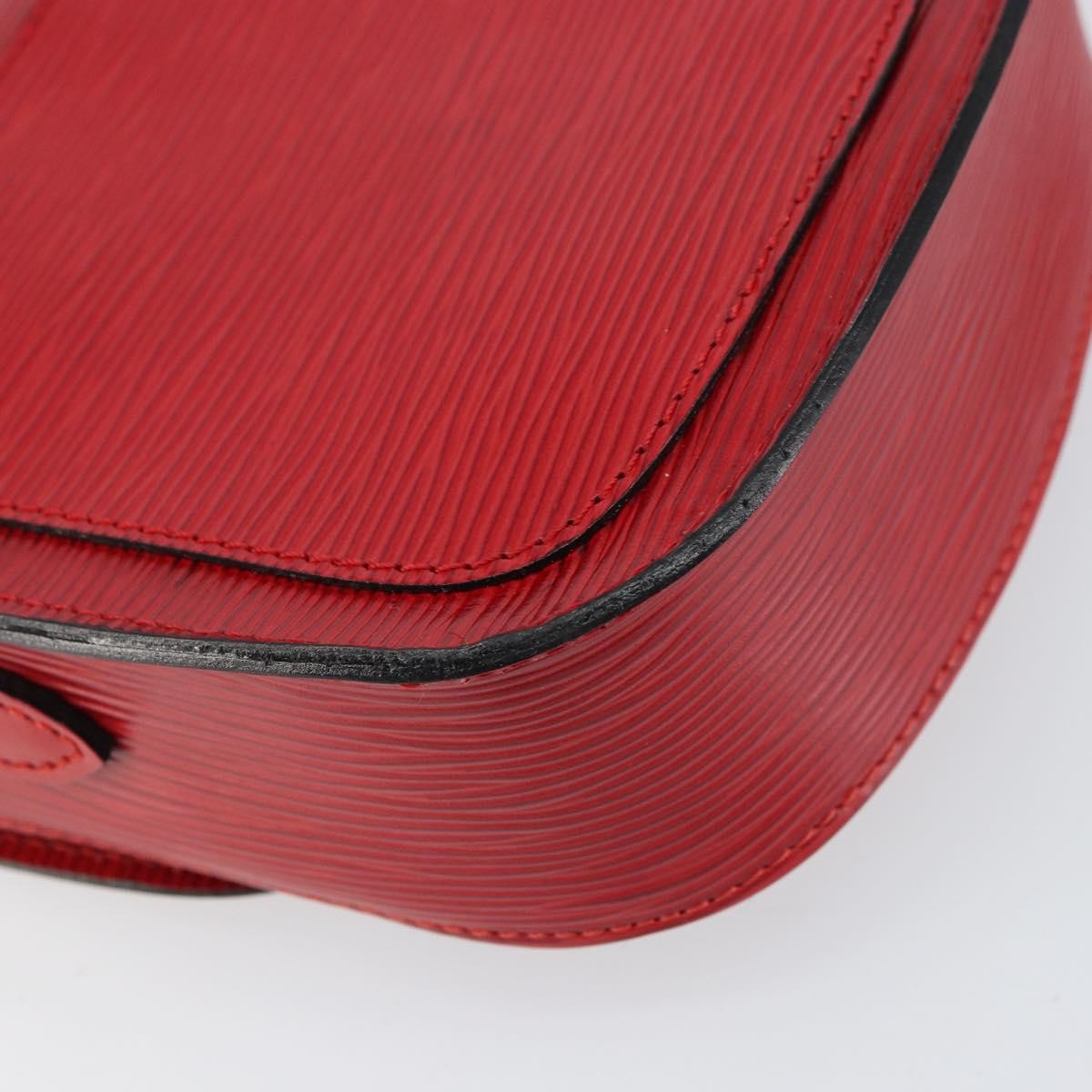 Louis Vuitton Saint Cloud Handbag Epi Leather, RED, LEATHER, Shoulder bag