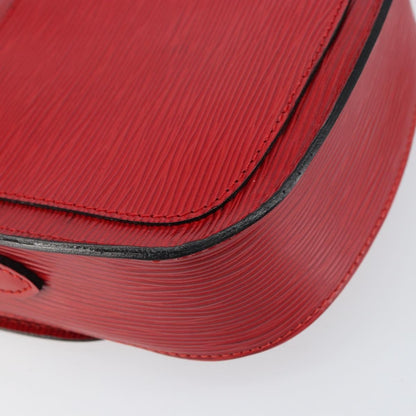 Louis Vuitton Saint Cloud Handbag Epi Leather, RED, LEATHER, Shoulder bag