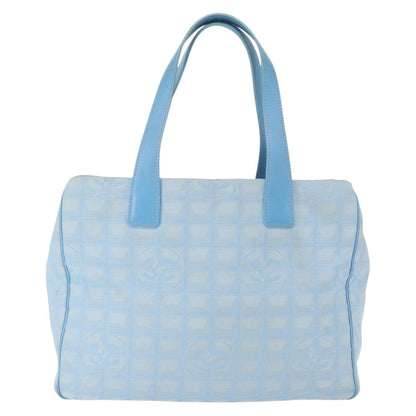 Chanel Travel Line Tote Nylon, BLUE, NYLON, Tote bag