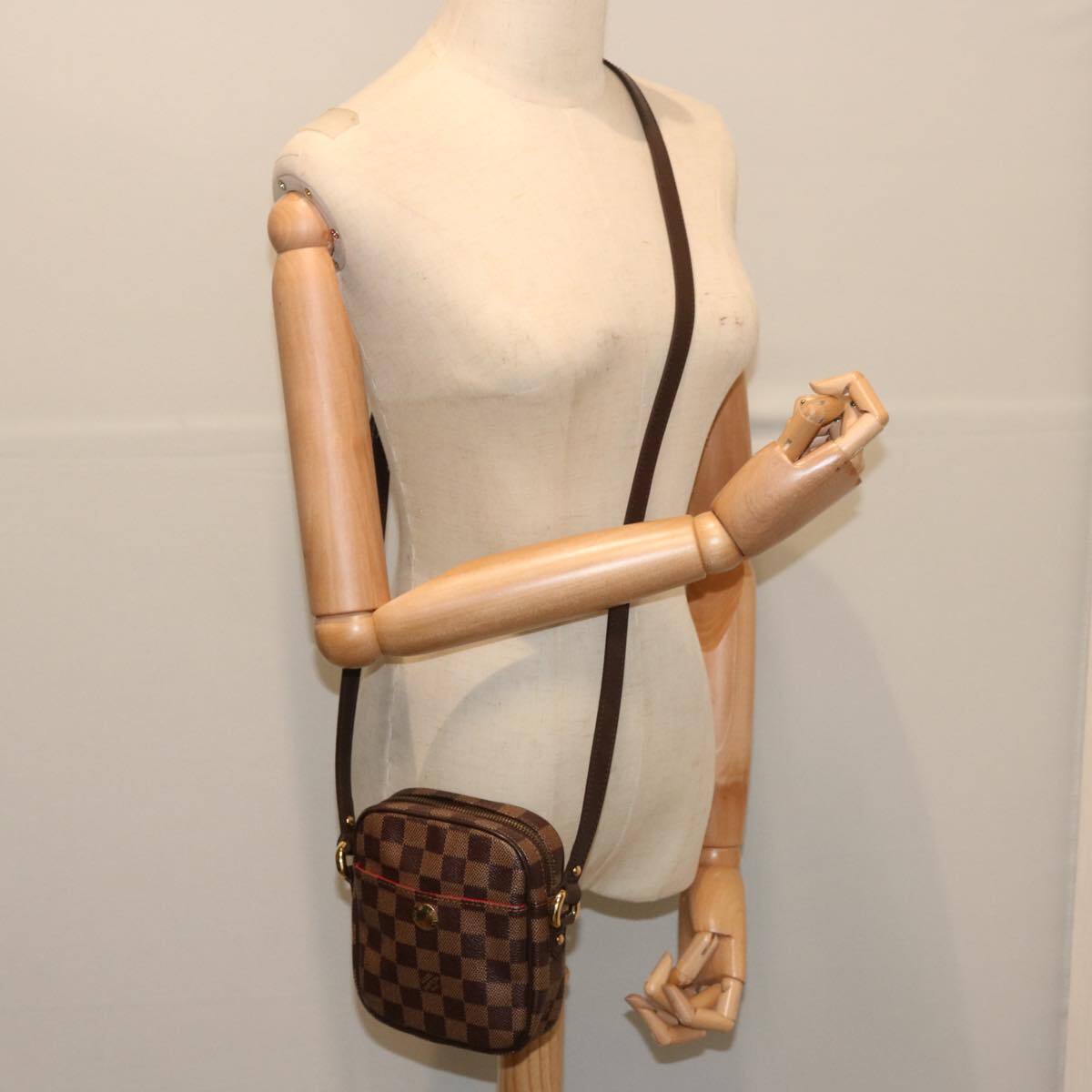 Louis Vuitton Rift Handbag Damier, BROWN, CANVAS, Handbag