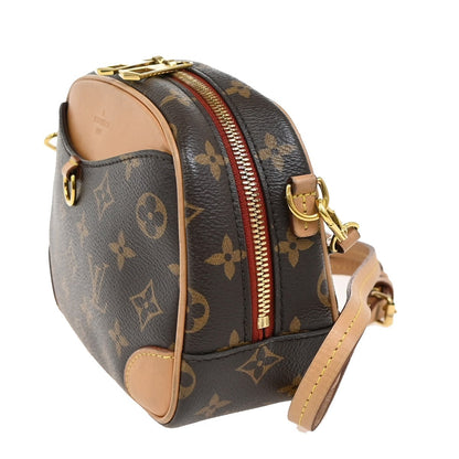 Louis Vuitton Deauville Handbag Monogram Canvas, BROWN, CANVAS, Handbag