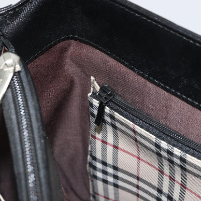 Burberry Vintage tote bag Leather, BLACK, LEATHER, Tote bag