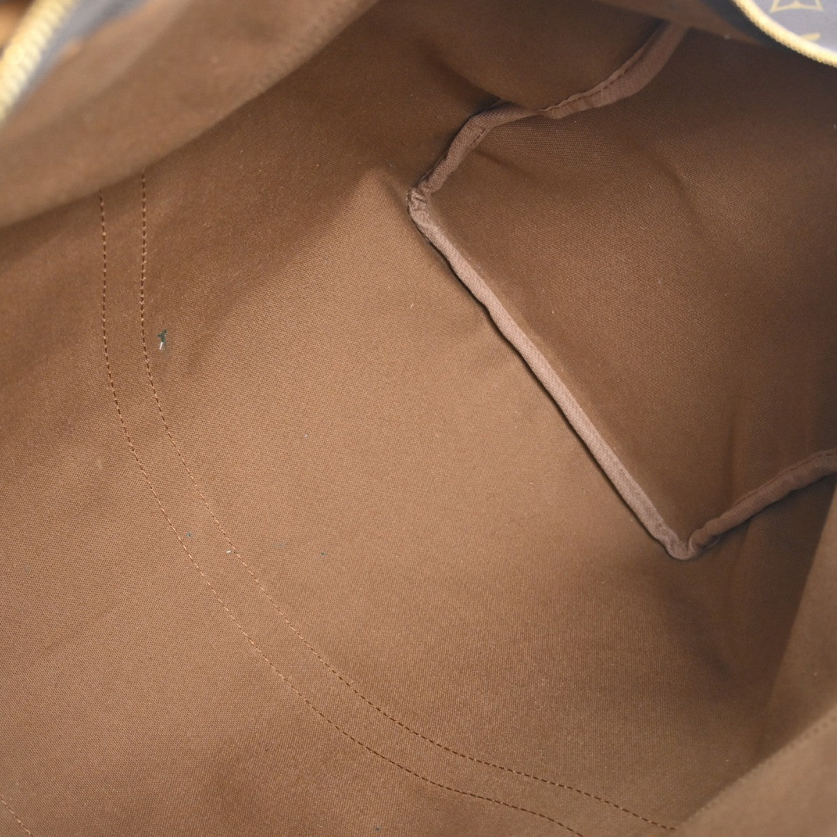 Louis Vuitton Keepall Bag Monogram Canvas, BROWN, CANVAS, Travel bag