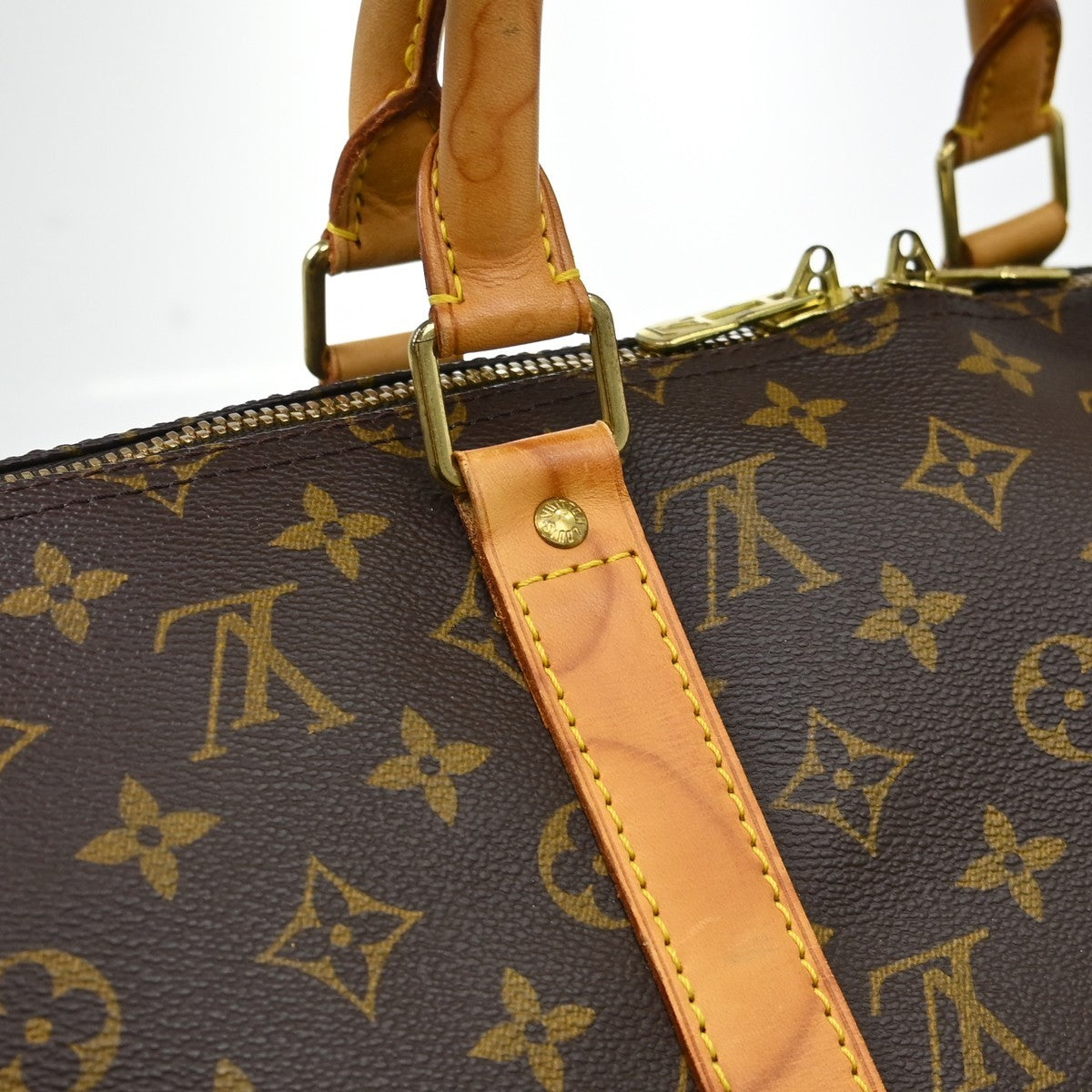 Louis Vuitton Keepall Bandouliere Bag Monogram Canvas, Brown, Canvas, Travel Bag