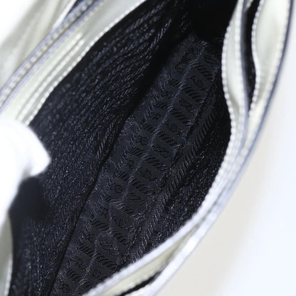 Prada Vintage Handbag Leather, WHITE, LEATHER, Handbag
