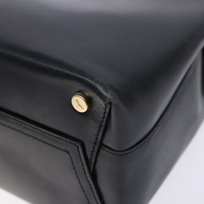 Salvatore Ferragamo Vala Shoulder Bag Leather, NAVY, LEATHER, Shoulder bag