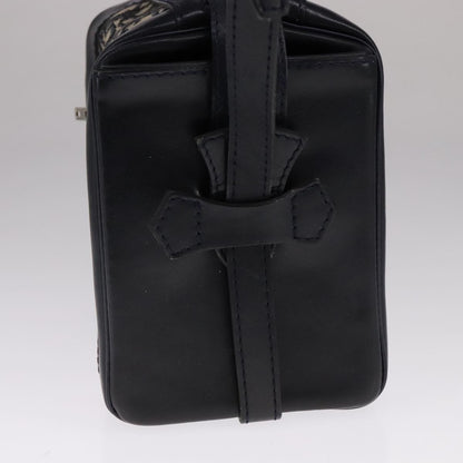 Christian Dior Trotter Oblique canvas et cuir, NAVY, CANVAS, Shoulder bag