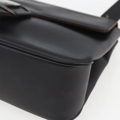 Salvatore Ferragamo Vala Shoulder Bag Leather, BLACK, LEATHER, Shoulder bag