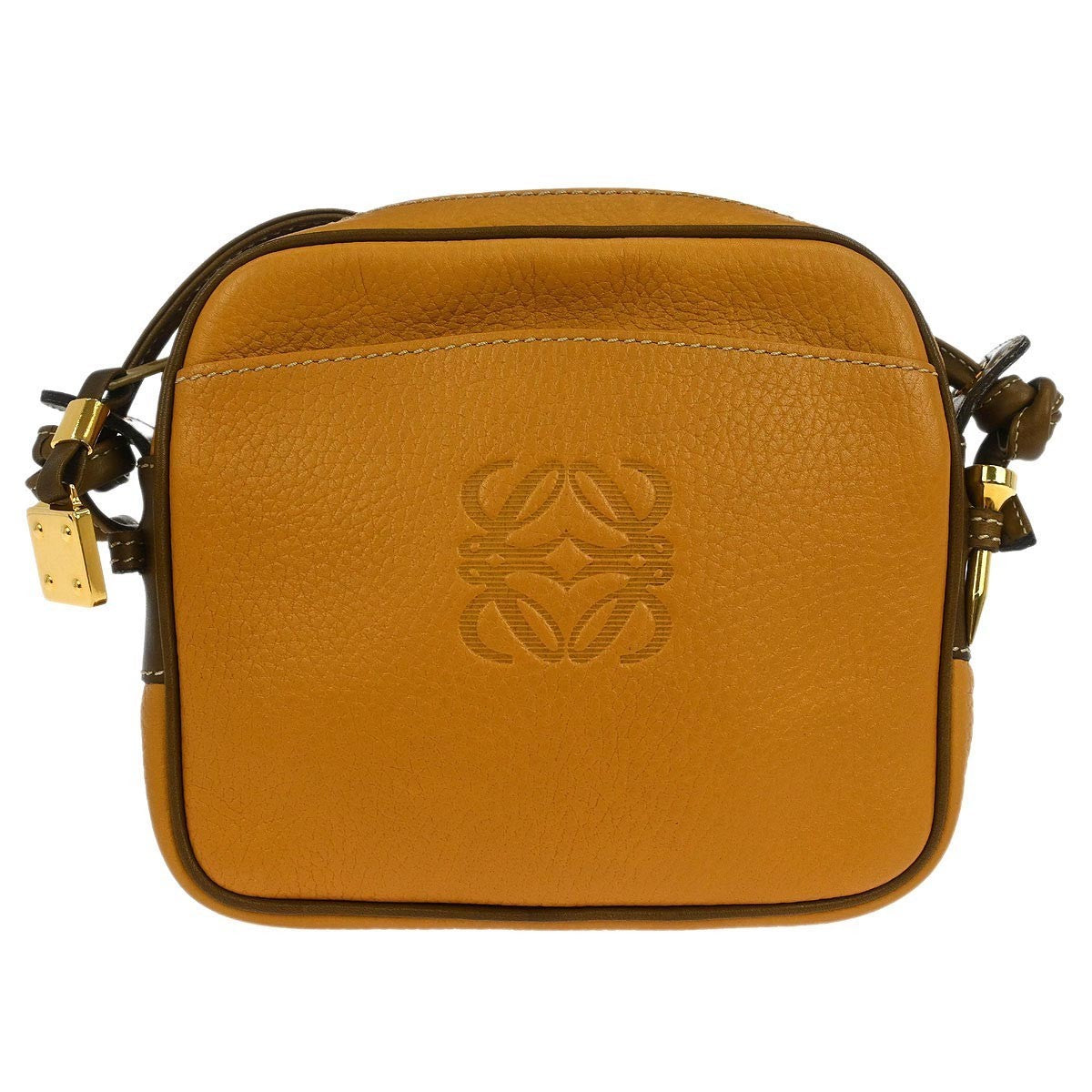Loewe Vintage Shoulder Bag Leather, BROWN, LEATHER, Shoulder bag