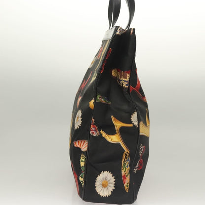 Salvatore Ferragamo Vintage Tote bag Canvas, BLACK, CANVAS, Tote bag