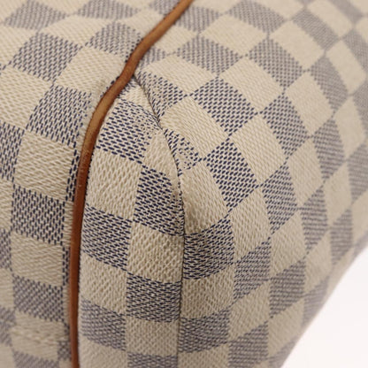 Louis Vuitton Totally Handbag Damier azur, WHITE, CANVAS, Tote bag